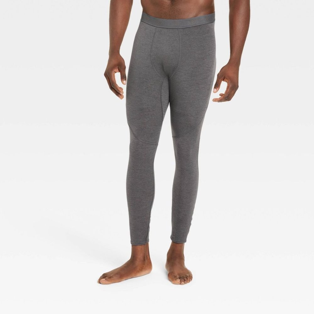 Men's Cold Weather Athletic Tights (Grey)